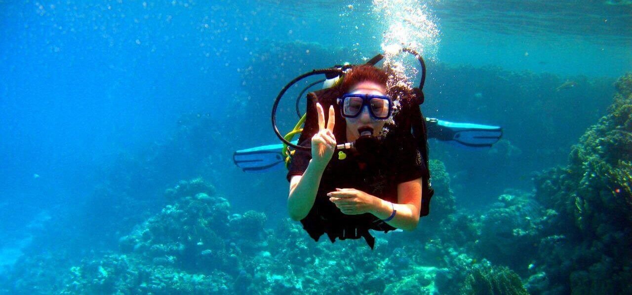 Open water diving course